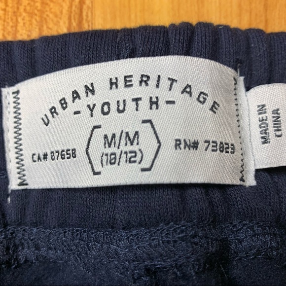 URBAN HERITAGE YOUTH | Dark Blue Joggers - Picture 3 of 3